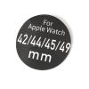 「AppleWatchベルト（ゴム）42/44/45/49mm対応 チャコール LAKOLE/ラコレ」の商品サムネイル画像6枚目