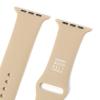 「AppleWatchベルト（シリコン）42/44/45/49mm対応 ベージュ LAKOLE/ラコレ」の商品サムネイル画像3枚目