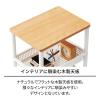 「天馬 ウッドトップワゴン スリム4段 811000863 1セット(6台)」の商品サムネイル画像4枚目