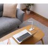 「LEDデスクライト 卓上ライト 無段階調光 角度調節 USB給電 コンパクト アイリスオーヤマ LDL-203H-W 1台」の商品サムネイル画像4枚目