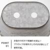 「【園芸用品】ベストコ 鉢 カバー オーバルポット ブリキ S カップ付 NE-732 1個」の商品サムネイル画像3枚目