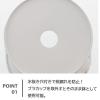 「【アウトレット】【園芸用品】ベストコ 鉢 カバー インテリアポット ブリキ S カップ付 ホワイト NE-746 1個」の商品サムネイル画像2枚目