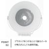 「【アウトレット】【園芸用品】ベストコ 鉢 カバー インテリアポット ブリキ S カップ付 ホワイト NE-746 1個」の商品サムネイル画像3枚目