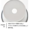 「【園芸用品】ベストコ 鉢 カバー ハンキングポット ブリキ カップ付 ホワイト NE-740 1個」の商品サムネイル画像2枚目
