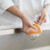 「亀の子スポンジ DO 高品質 手に馴染み握りやすい 木の葉薄型 キッチンスポンジ 抗菌加工 グリーン 2個入 1個 亀の子束子西尾商店」の商品サムネイル画像5枚目