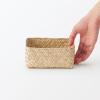「無印良品 シーグラス 網代編み 整理かご 長方形 小 約幅12.5×奥行15×高さ7cm 良品計画」の商品サムネイル画像6枚目