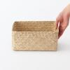 「無印良品 シーグラス 網代編み 整理かご 正方形 約幅25×奥行25×高さ12cm 良品計画」の商品サムネイル画像6枚目