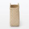 「無印良品 シーグラス 網代編み 持ち手付きかご 大 約幅36×奥行12.5×高さ24cm 良品計画」の商品サムネイル画像3枚目