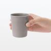 「無印良品 磁器洗面コップ グレー 約直径6.8×高さ8cm 良品計画」の商品サムネイル画像2枚目