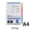 「マルマン A4ラミタブ見出し 2穴 5山 LT4205 1パック」の商品サムネイル画像2枚目