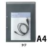「キングジム キングホルダー 封筒タイプ チャック・マチ付 A4 2穴 787-10 1箱（100枚入:10枚入×10）」の商品サムネイル画像2枚目