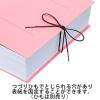 「コクヨ アスクル 共同企画 背幅伸縮ファイル 紙製A4ヨコ ピンク 1冊 オリジナル」の商品サムネイル画像6枚目