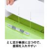 「アスクル 背幅伸縮ファイル PPラミネート（コクヨ製造）A4タテ グリーン 30冊  オリジナル」の商品サムネイル画像7枚目