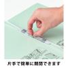 「アスクル 背幅伸縮ファイル PPラミネート（コクヨ製造）A3ヨコ ブルー 10冊  オリジナル」の商品サムネイル画像6枚目