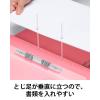 「コクヨ アスクル 共同企画 背幅伸縮ファイル 紙製A4タテ ピンク 1冊 オリジナル」の商品サムネイル画像7枚目
