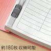 「プラス　フラットファイル（統一伝票用）樹脂製とじ具　背幅18mm　ピンク　NO.062N　1セット（30冊）」の商品サムネイル画像6枚目