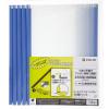「キングジム　レールファイル　ハッサム　青　502-10アオ　1箱（100冊：10冊入×10袋）」の商品サムネイル画像2枚目