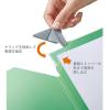 「キングジム ナナメクリ ファイル クロ 580-BK 1冊」の商品サムネイル画像4枚目