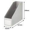 「コクヨ ファイルボックス E＆S グレー フーE455M 1セット(25冊:1冊×25)」の商品サムネイル画像2枚目