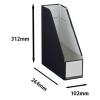 「コクヨ ファイルボックス＜NEOS＞ (スタンドタイプ)ブラック フ-NEL450D 1冊」の商品サムネイル画像2枚目