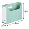 「コクヨ　ファイルボックス-FS　＜Dタイプ＞　B4ヨコ　背幅102mm　緑　B4-LFD-G　1セット（50冊）」の商品サムネイル画像2枚目