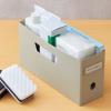 「リヒトラブ Roomy ボックスファイル＜ロータイプ＞ A4 2/3 ベージュ F290-16 1セット（3冊）」の商品サムネイル画像3枚目