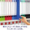 「コクヨ リングファイル スリムスタイル（ワンタッチ開閉リング） A4タテ 丸型2穴 背幅27mm 180枚とじ ライトグリーン フ-URFC420NLG 1冊」の商品サムネイル画像8枚目