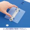 「コクヨ　リングファイル丸型2穴　スリムスタイル（ハードタイプ）　A4タテワイド　背幅27mm　緑　ASフ-URFH420G　1冊  オリジナル」の商品サムネイル画像3枚目