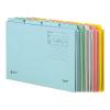 「コクヨ 1/4カットフォルダー(カラー) A4 第4見出し A4-4F-4B 10冊」の商品サムネイル画像3枚目