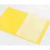 「キングジム　クリアーファイルカラーベース（タテ入れ）　A4タテ　20ポケット　黄　1箱（10冊入）」の商品サムネイル画像2枚目