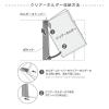 「キングジム ホルサック クリアーホルダーファイル(透明) 水色 12枚収納 6191TW-LB 1冊」の商品サムネイル画像6枚目