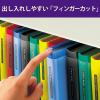 「コクヨ　クリヤーブック（ウェーブカット・固定式）　A4ヨコ20ポケット　ダークグレー　ラ-T565DM　1冊」の商品サムネイル画像3枚目