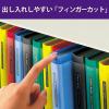 「コクヨ　クリヤーブック（ウェーブカット・固定式）　B6ヨコ20ポケット　ダークグレー　ラ-T568DM　5冊」の商品サムネイル画像3枚目