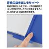 「コクヨ　クリヤーブック＜Glassele＞　固定式　台紙あり　20ポケット　ライトブルー　ラ-GLB20LB　1冊」の商品サムネイル画像5枚目