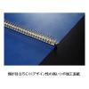 「コクヨ クリヤーブック＜Glassele＞（グラッセル） 替紙式 リングファイル A4タテ 30穴 ブルー ラーGL720B 1冊」の商品サムネイル画像3枚目