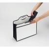 「ライオン事務器 オフィスキャリングバック ビジカル A4ヨコ型 BK-353B 青(ブルー) 12901 1冊」の商品サムネイル画像6枚目