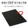 「セキセイ クリップファイルダブル 発泡美人 A4 ネイビーブルー FB-2036-15 1冊」の商品サムネイル画像6枚目