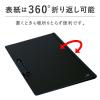 「セキセイ クリップファイルダブル 発泡美人 A4 ブラック FB-2036-60 1パック(3冊入)」の商品サムネイル画像6枚目