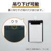 「セキセイ　クリップボード　A6タテ　ブラック　SSS-2058P　1袋（20枚入）」の商品サムネイル画像6枚目