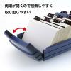 「名刺整理器（800名用）　ブルー　NO.870E」の商品サムネイル画像5枚目