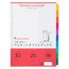 「マルマン ラミネートタブインデックス B5 10山 26穴 LT5010 1袋（10枚入）」の商品サムネイル画像2枚目