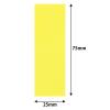 「コクヨ タックメモ 蛍光色 付箋 75×25mm メ-1303N-Y 1セット（20冊：2冊入×10パック）」の商品サムネイル画像3枚目