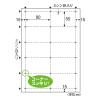 「ヒサゴ ビジネス名刺/10面ホワイト厚みしっかり BX06 1冊(100シート入)」の商品サムネイル画像2枚目