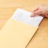「寿堂 クラフト封筒100枚入 角6 00963 1セット(3パック)」の商品サムネイル画像5枚目