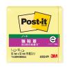 「スリーエム(3M) ポストイット ふせん 付箋 強粘着・再生紙 50mm×50mm イエロー 1冊 650SS-RPY」の商品サムネイル画像2枚目