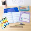 「日本ノート 学習帳 スクールライン+ セミB5 配慮英習罫4段 あみかけ LGGF4 1セット（5冊）」の商品サムネイル画像9枚目