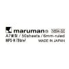 「マルマン メモ帳 ドントフォゲット A7変形 6mm罫 50枚 N594-02 1冊」の商品サムネイル画像5枚目