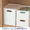 「収納ケース squ+ インボックス Sプレート クリア 透明 NIB-PSCL サンカ 1個」の商品サムネイル画像5枚目