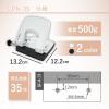 「カール事務器 2穴パンチ アリシス 35枚あけ ブラック LPN-35-K 1個」の商品サムネイル画像3枚目