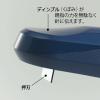 「プラス　ホッチキス　ラクヒット　ブルー　ST-010R BL　1セット（3個：1個×3）」の商品サムネイル画像4枚目